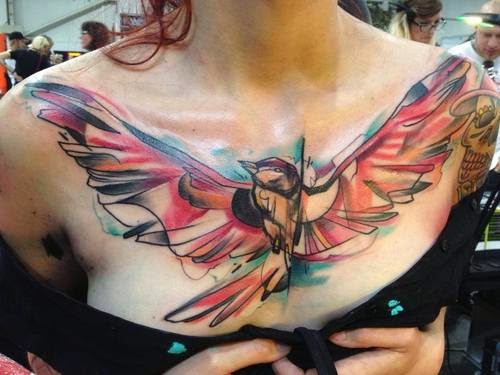 Tatuajes con aspecto acuarela