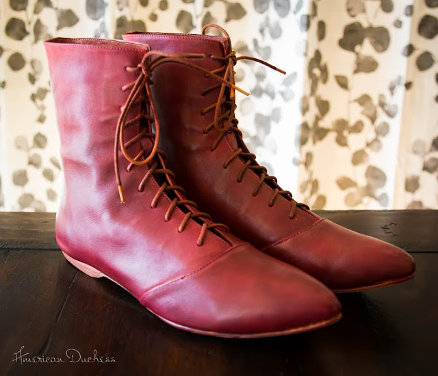 Red Regency Boots