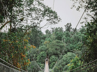 Jembatan Gantung Situ gunung Terpanjang di Indonesia