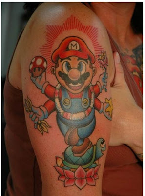 tattoo super mario