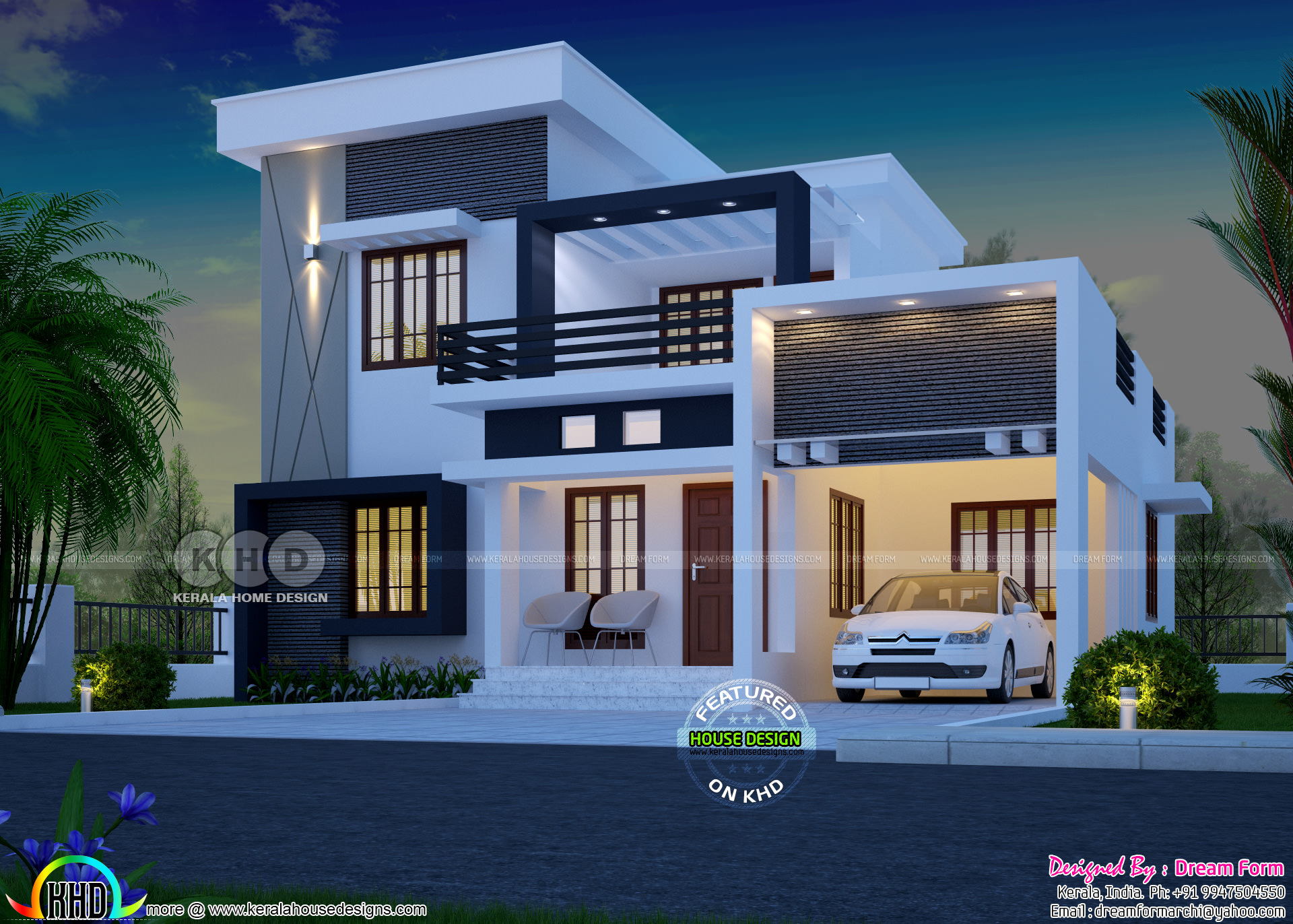  2019  Kerala home  design  and floor plans 