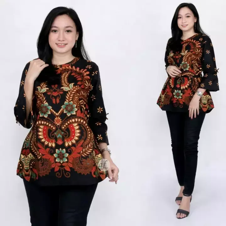Model Baju Batik Terbaru Untuk Kerja Kantor - Model baju batik kerja