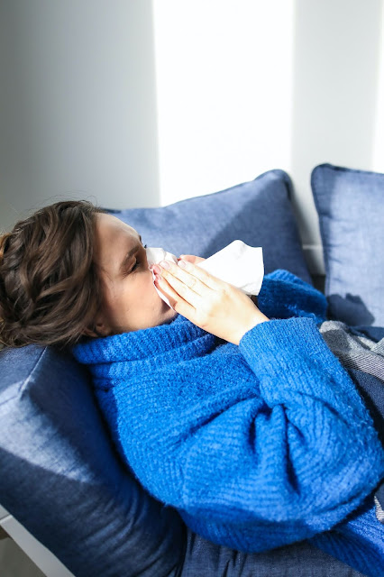 Stay away from those people who have a cold or Fever