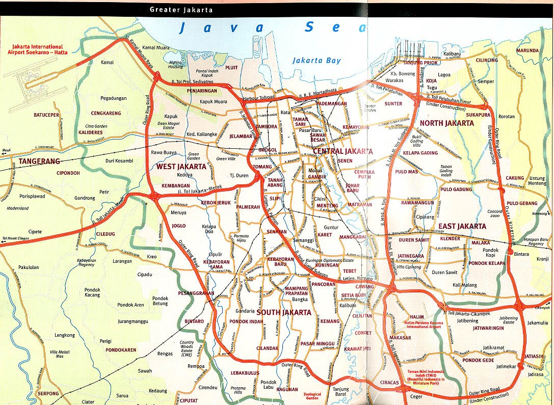  Map  Of Jakarta  Free Printable Maps