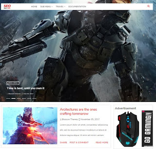 Download Top 5 Gaming Premium Blogger Templates For FREE by AdeelDrew - GameArise