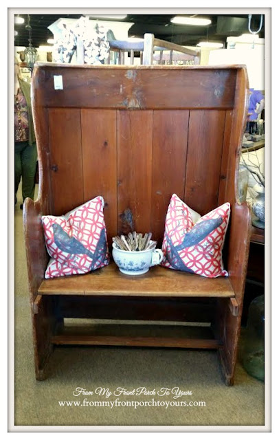 Vintage Bench-Georgia-Antique Shopping-The Savvy Shopper- From My Front Porch To Yours