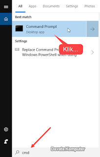  Command Prompt atau disingkat CMD yaitu salah satu tool yang tersedia pada sebagian besa Cara Membuka Command Prompt di Windows 10