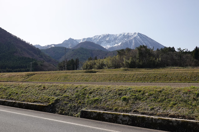 鳥取県道314号赤松大山線　種原　大山の眺望