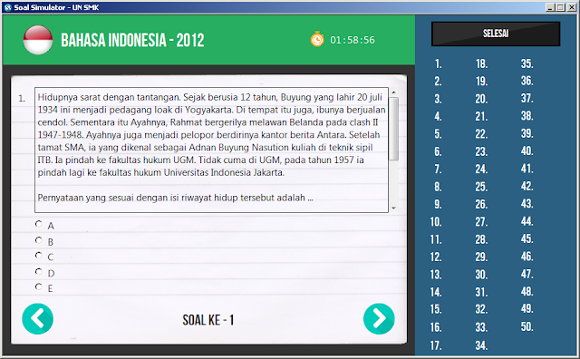 Soal Simulator: Aplikasi Simulasi UN