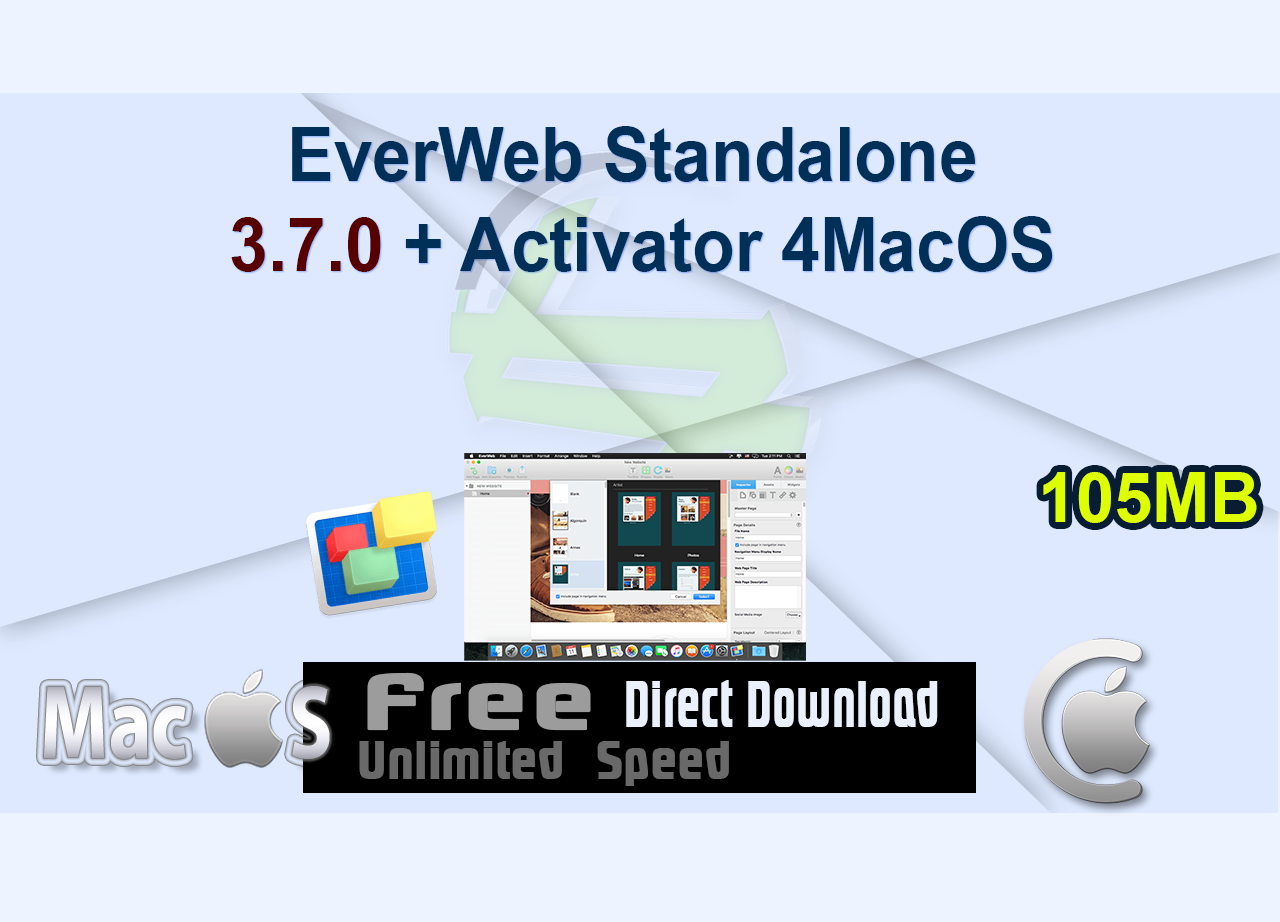 EverWeb Standalone 3.7.0 + Activator 4MacOS