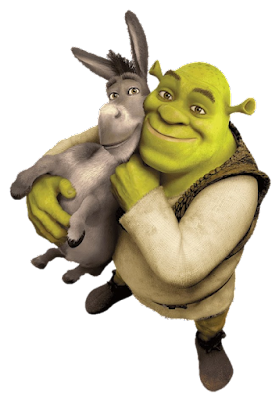 Shrek and Donkey PNG