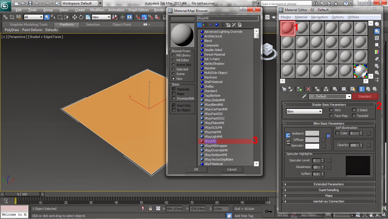 TUTORIAL Lantai Keramik 2 Edisi 3dsmax Hallomars