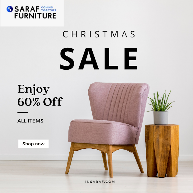 This Christmas, illuminate your home not just with diyas and lamps but with the radiance of new furniture that reflects the spirit of the festival. Embrace the premium quality Saraf Furniture and experience the difference that quality, affordability,