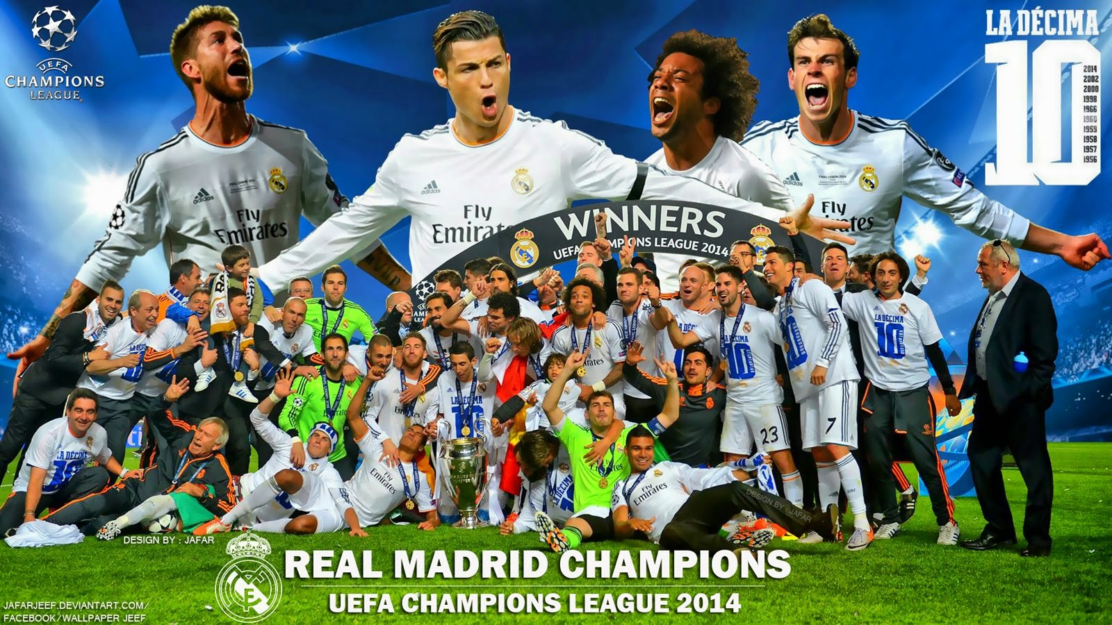REAL MADRID Real Madrid La Decima HD Wallpaper Catatan Madridista