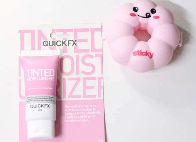 a photo of QuickFX Pimple ERaser, No-Shine Mattifier, Tinted Moisturizer, Eyelift Cream and Sunscreen review