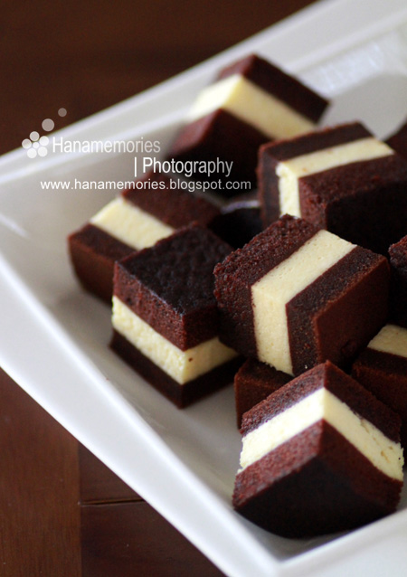 HaNa's FamiLy: Kek Lapis Kukus Cream Cheese