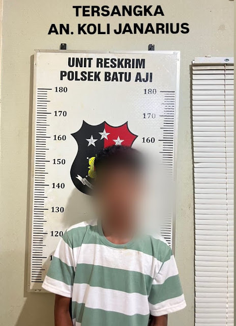 Polsek Batuaji Ringkus Seorang Remaja Lantaran Menganiaya Temannya