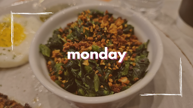 Monday - Spinach Side Dish