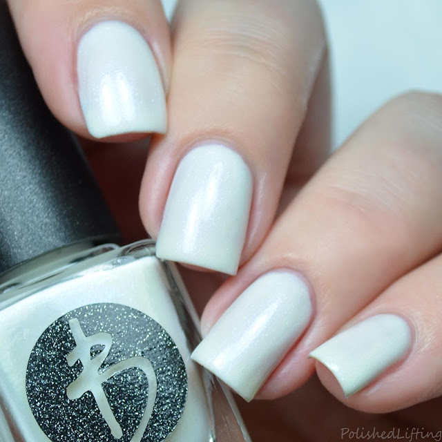 white creme nail polish