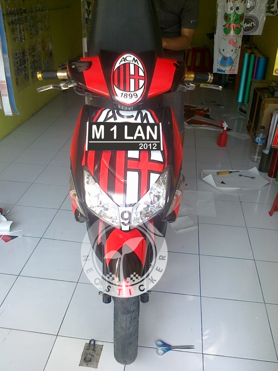 Sticker Motor Full Body Vario Satria Vario Techno Soul GT Mio J