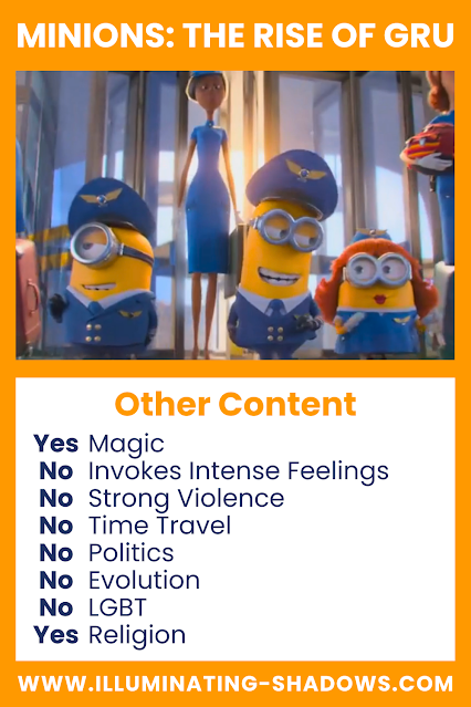 Minions: The Rise of Gru - Other Content - Picture of the Minions (Kevin, Bob, Stuart) dressed as pilots and a stewardess