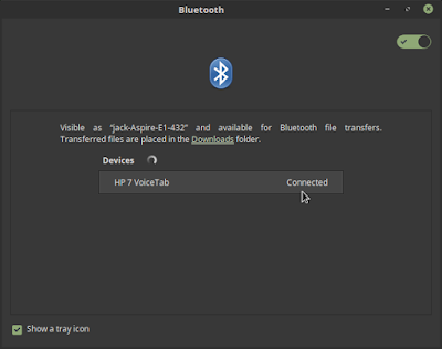Mengaktifkan Bluetooth di Linux Mint
