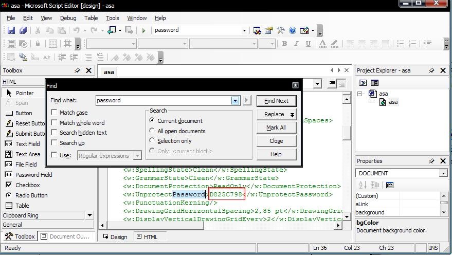 Menjebol Protect Dokument Ms.Word  Membuka dokument yang 