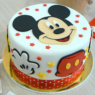 ideas de tartas o pasteles para fiesta cumpleaños Mickey Mouse 14