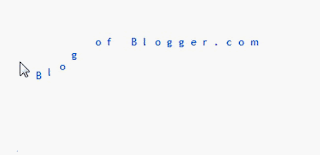 How to Add Flying Text Following Mouse Cursor in Blog of Blogger