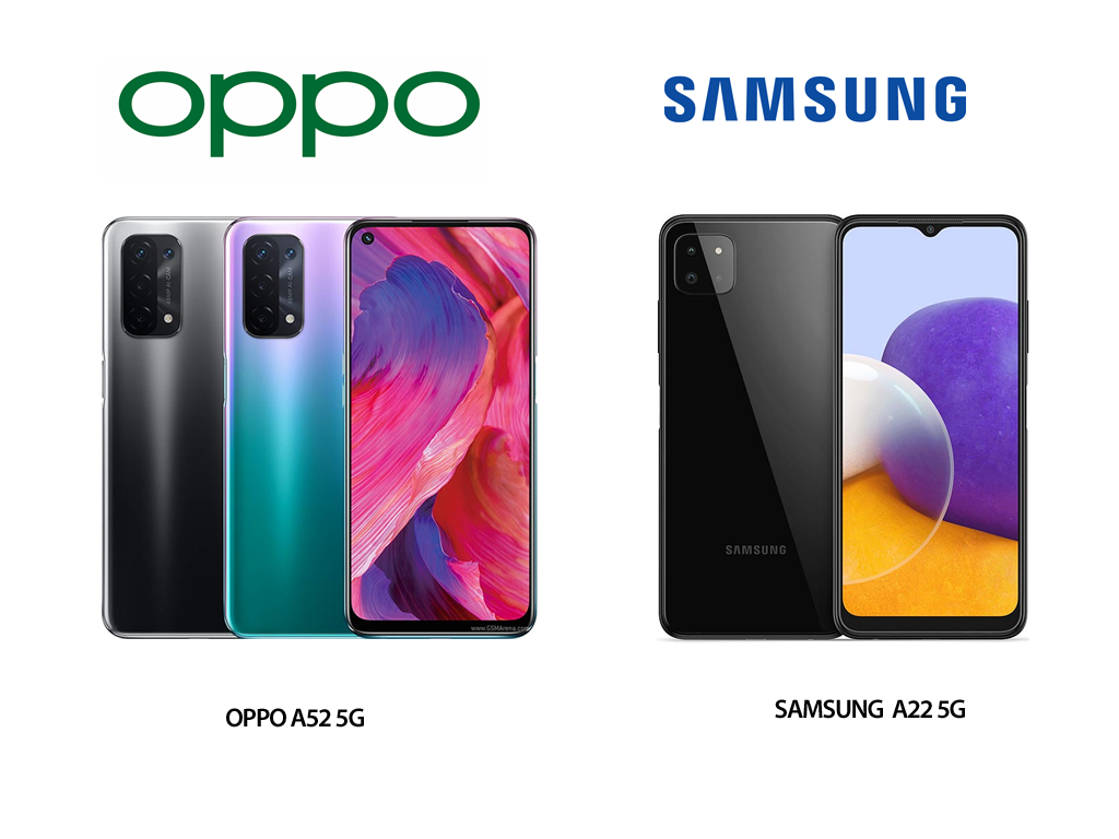 Rekomendasi hp 5G oppo-a52-5g-vs-samsung-a22-5g