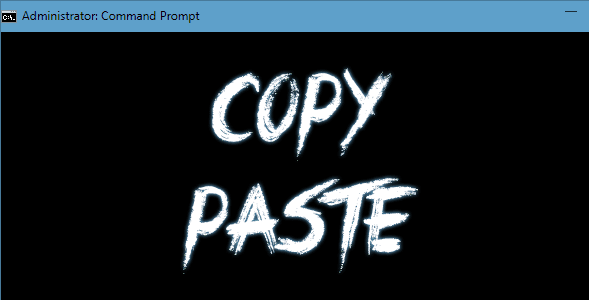 Cara Melakukan Copy Paste Pada Command Prompt Windows
