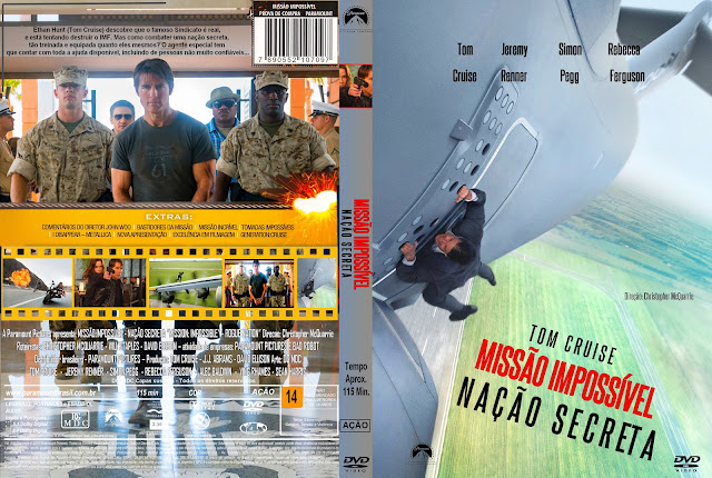 Capa DVD Missão Impossível Nação Secreta