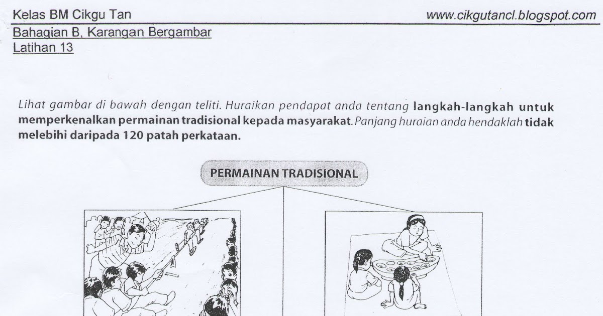 LAMAN BLOG CIKGU TAN CL: Karangan Bergambar - Langkah 