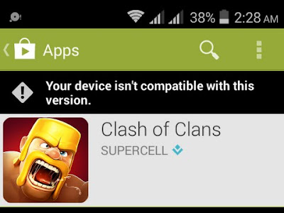 Cara Mudah Mengatasi Clash of Clans isn’t compatible with your device, penyebab Clash of Clans isn’t compatible with your device, mengatasi masalah Clash of Clans isn’t compatible with your device, kekurangan Clash of Clans isn’t compatible with your device, yang membuat Clash of Clans isn’t compatible with your device, tidak bisa install aplikasi android Clash of Clans isn’t compatible with your device, Clash of Clans isn’t compatible with your device 2016