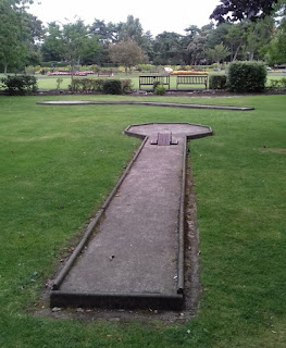 Lowther Gardens Crazy Golf course in Lytham