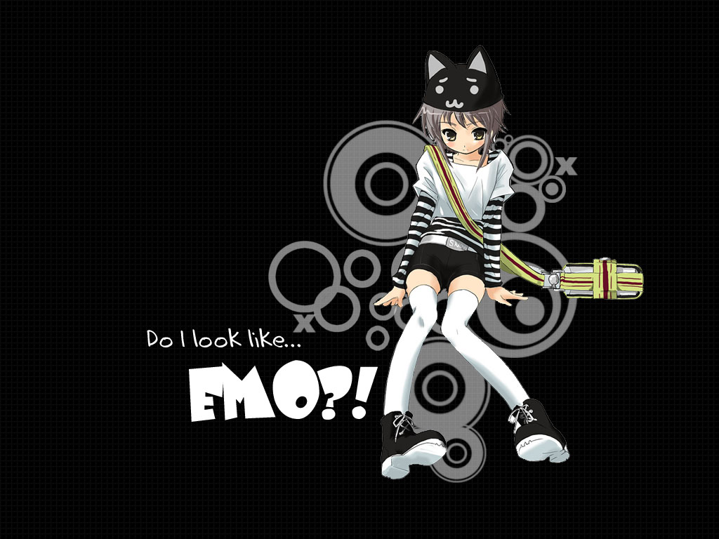 Lovely Enime Emo Wallpapers For Desktop Background