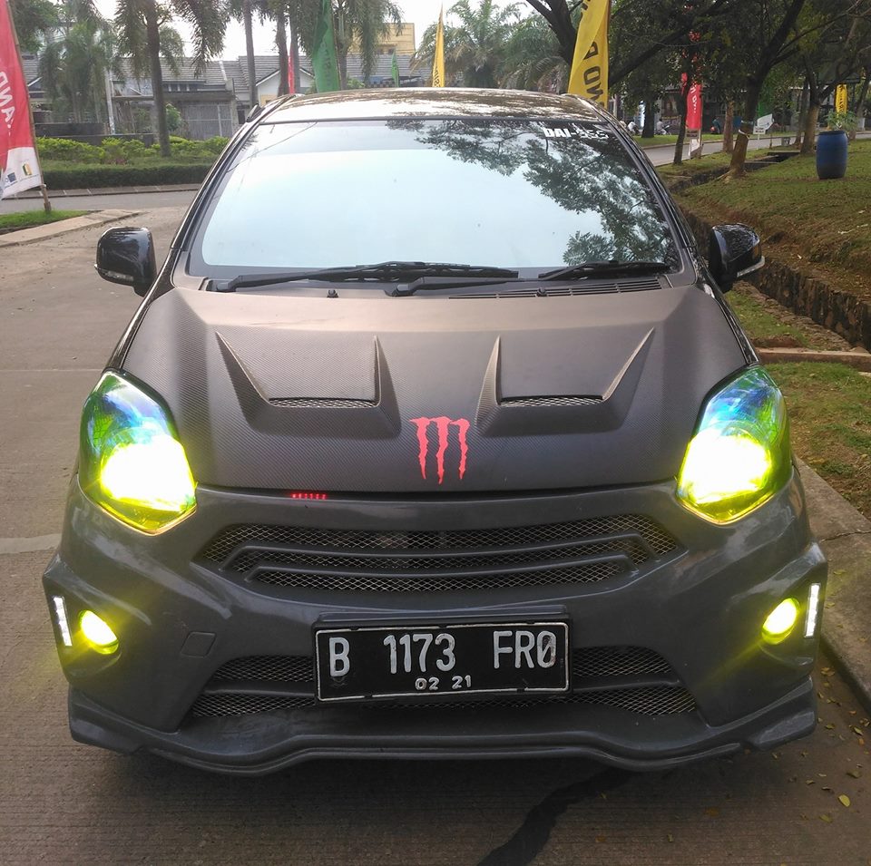  Modifikasi  Ayla  Agya Furious Style Auto Bodykit Mobil