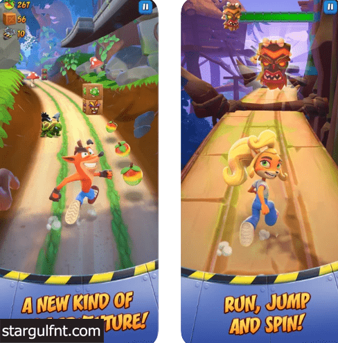 تحميل لعبة كراش بانديكوت Crash Bandicoot Run للأيفون والأندرويد APK