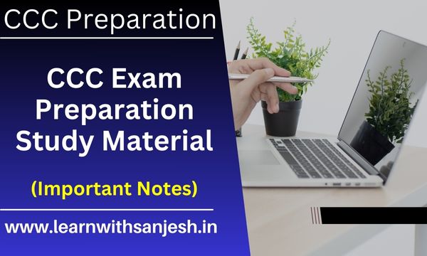 CCC Exam Preparation 2024, CCC Question Answer in English, CCC Questions and Answers in English
