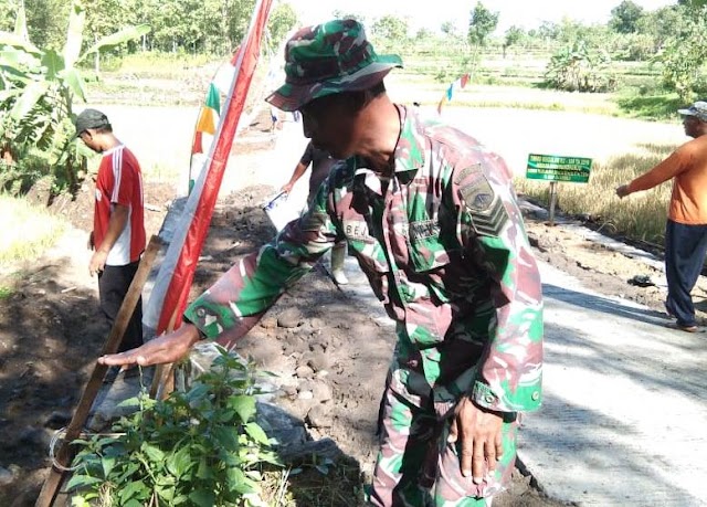 Anggota Zeni Bangunan Terjun Langsung Dalam TMMD