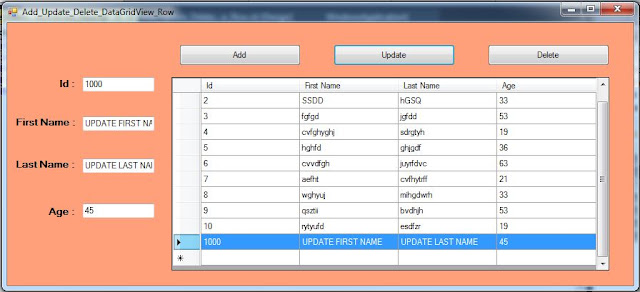 vb.net update a datagridview row using textboxes