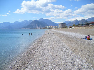 Turkey, Konyaalti Beach-Antalya