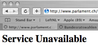 parlament.ch - service unavailable