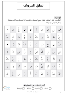 خطة علاجية لمهارات القراءة والكتابة المرحلة الابتدائية للطلاب الضعاف في اللغة العربية