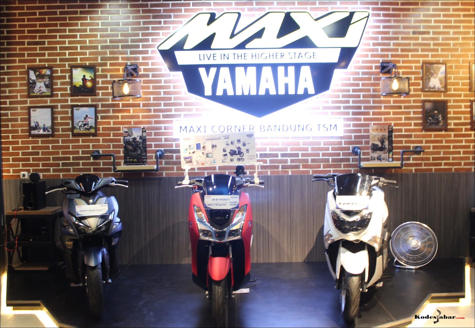 MAXI Corner Yamaha, Showroom Motor Kekinian di Trans Studio Mall Bandung