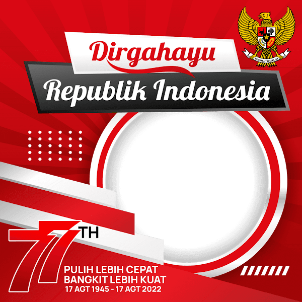 Link Twibbonize Hari Kemerdekaan Republik Indonesia 17 Agustus 2022 HUT RI ke-77 id: twibbonhutrike77keren6
