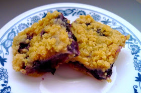 Most Popular Recipe of the Week: Blueberry Breakfast Bars from Sweet As Sugar Cookies #SecretRecipeClub #breakfast #bars #blueberry #recipe