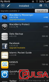 BlackBerry Messenger v.7 via Wifi