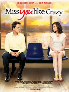 Miss You Like Crazy is a 2010 Filipino romance film starring John Lloyd Cruz and Bea Alonzo.