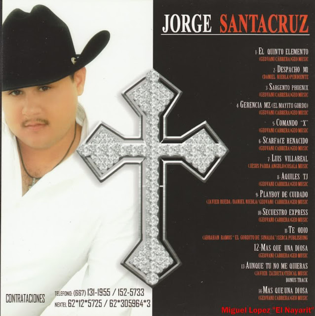 Jorge Santa Cruz - Scarface Renacido Disco - Album 2010